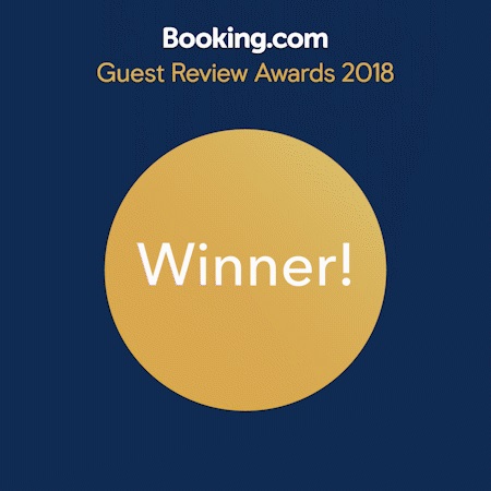 Arctic Paradise Bed and Breakfast recieves Booking.com Guest Review Award for 2017 and 2018
